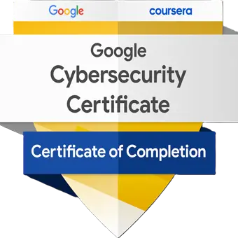 Google Professional Certificate Cybersecurity by Coursera